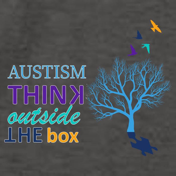 Autism Think Outside The Box Vector Backpack