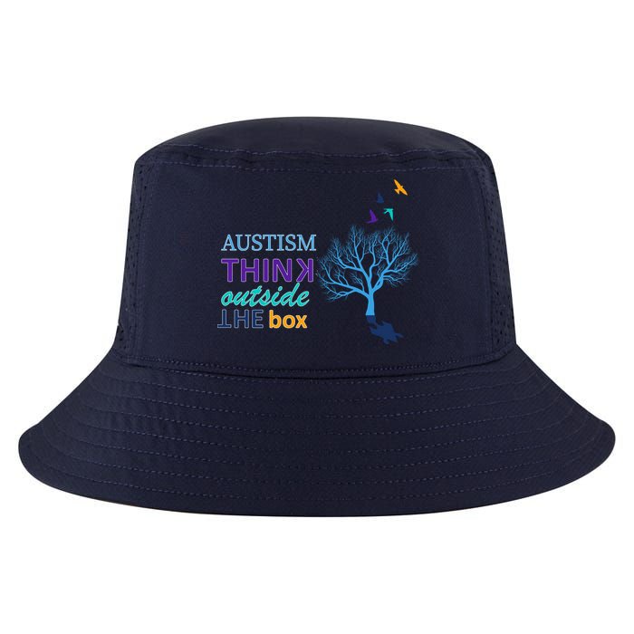 Autism Think Outside The Box Cool Comfort Performance Bucket Hat