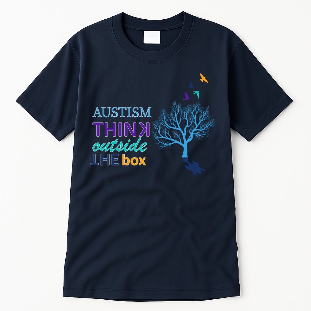 Autism Think Outside The Box Tall T-Shirt