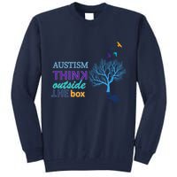 Autism Think Outside The Box Tall Sweatshirt
