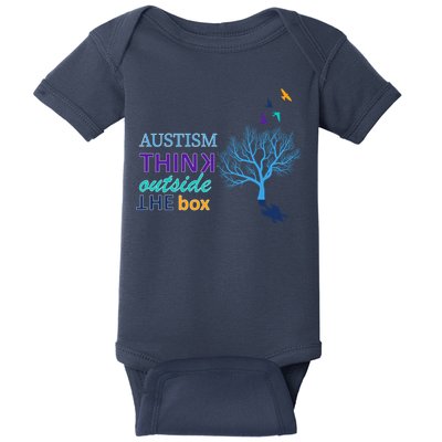 Autism Think Outside The Box Baby Bodysuit