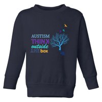 Autism Think Outside The Box Toddler Sweatshirt