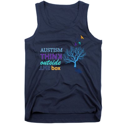 Autism Think Outside The Box Tank Top