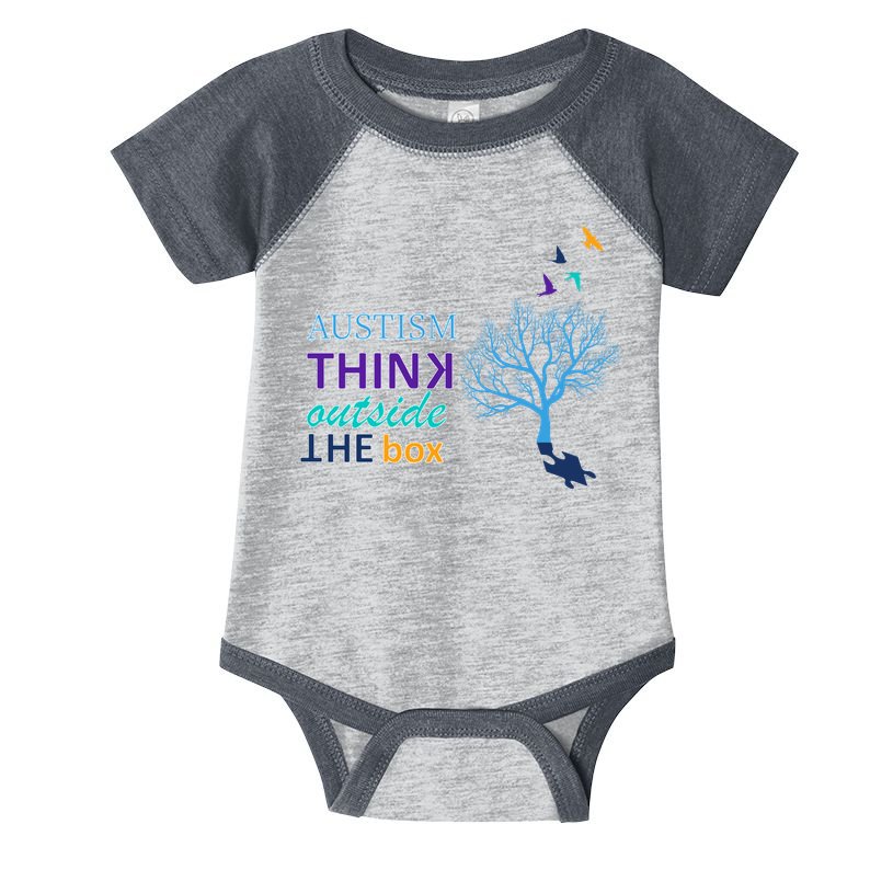 Autism Think Outside The Box Infant Baby Jersey Bodysuit