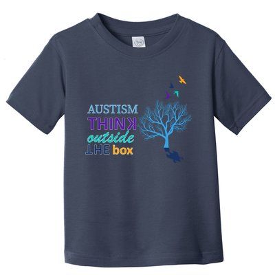 Autism Think Outside The Box Toddler T-Shirt