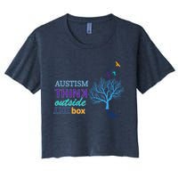 Autism Think Outside The Box Crop Top