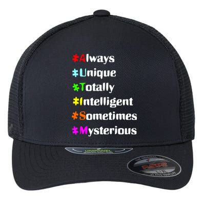 Autism Tips Awareness Flexfit Unipanel Trucker Cap