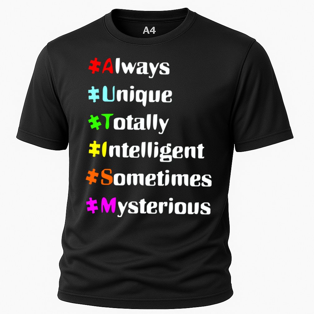 Autism Tips Awareness Cooling Performance Crew T-Shirt