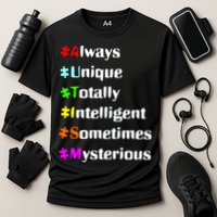 Autism Tips Awareness Cooling Performance Crew T-Shirt