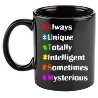 Autism Tips Awareness 11oz C Handle Ceramic Mug
