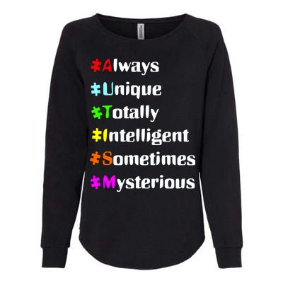 Autism Tips Awareness Womens California Wash Sweatshirt