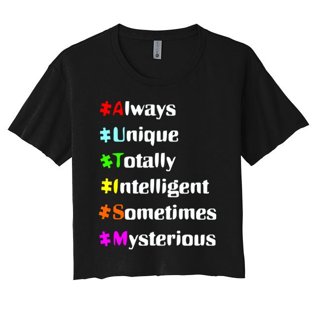 Autism Tips Awareness Crop Top