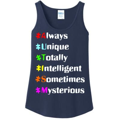 Autism Tips Awareness Ladies Essential Tank