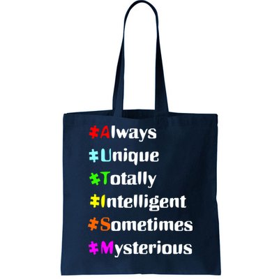 Autism Tips Awareness Tote Bag