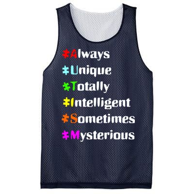 Autism Tips Awareness Mesh Reversible Basketball Jersey Tank