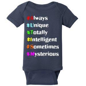 Autism Tips Awareness Baby Bodysuit