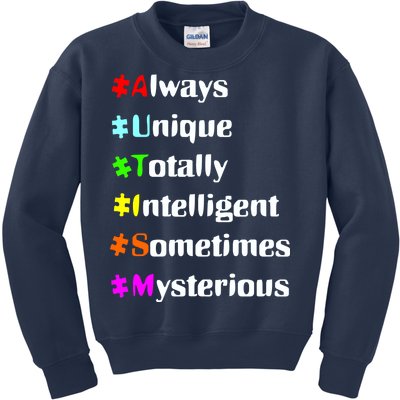 Autism Tips Awareness Kids Sweatshirt