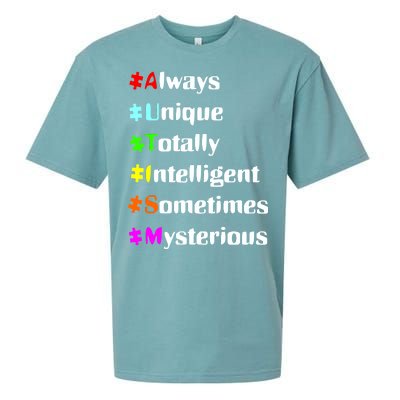 Autism Tips Awareness Sueded Cloud Jersey T-Shirt