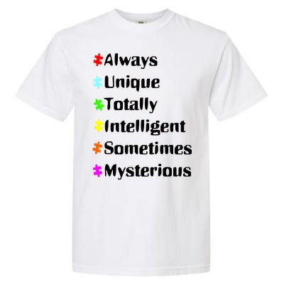 Autism Tips Awareness Garment-Dyed Heavyweight T-Shirt