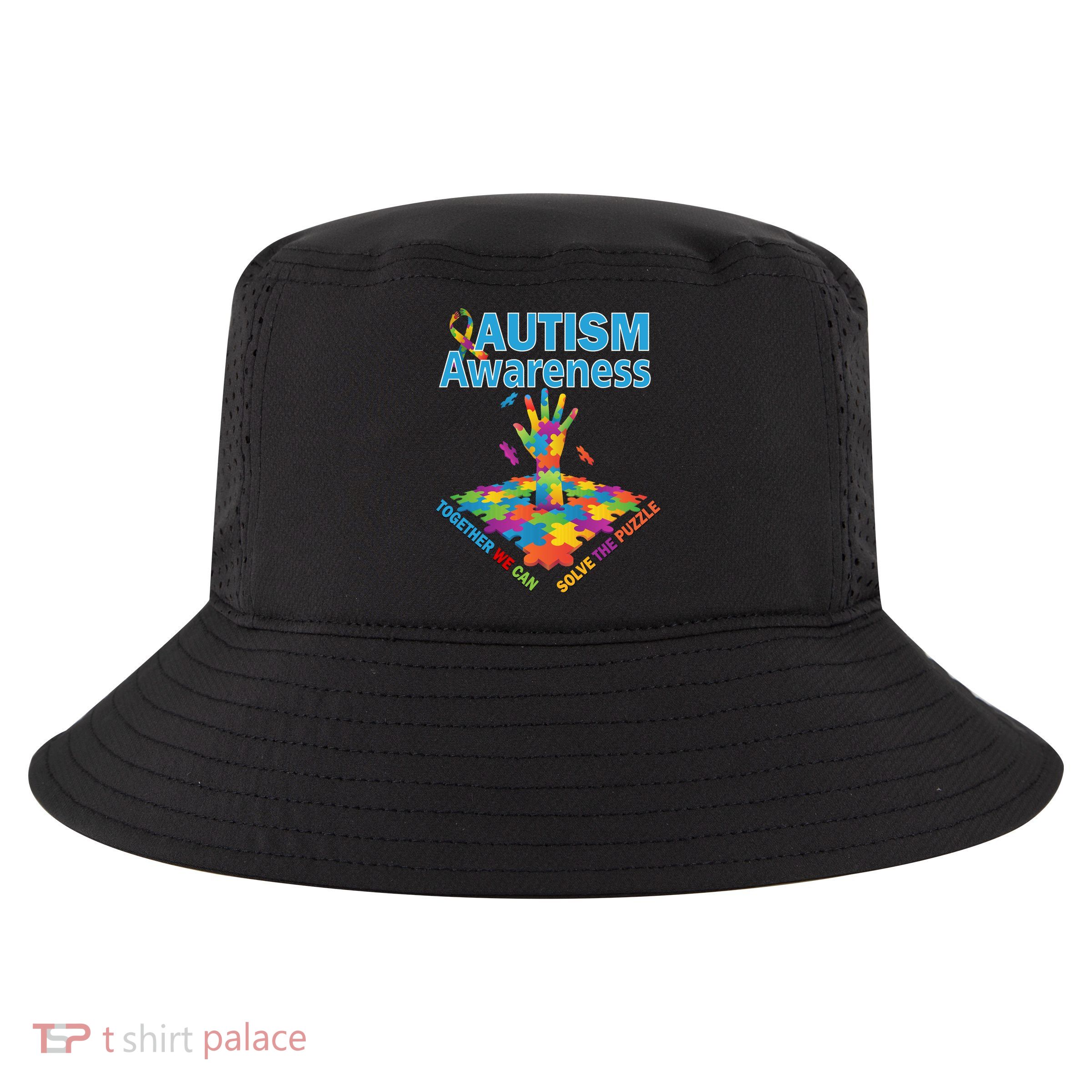 Autism Together We Can Solve The Puzzle Cool Comfort Performance Bucket Hat