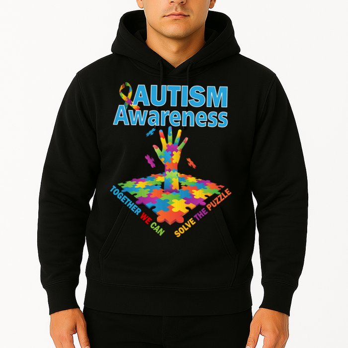  Autism Together We Can Solve The Puzzle Hoodie
