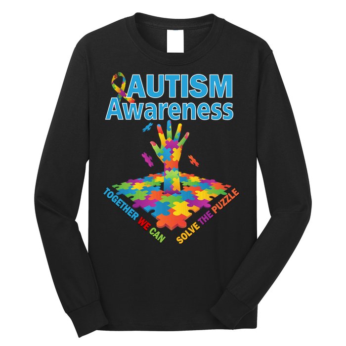  Autism Together We Can Solve The Puzzle Long Sleeve Shirt