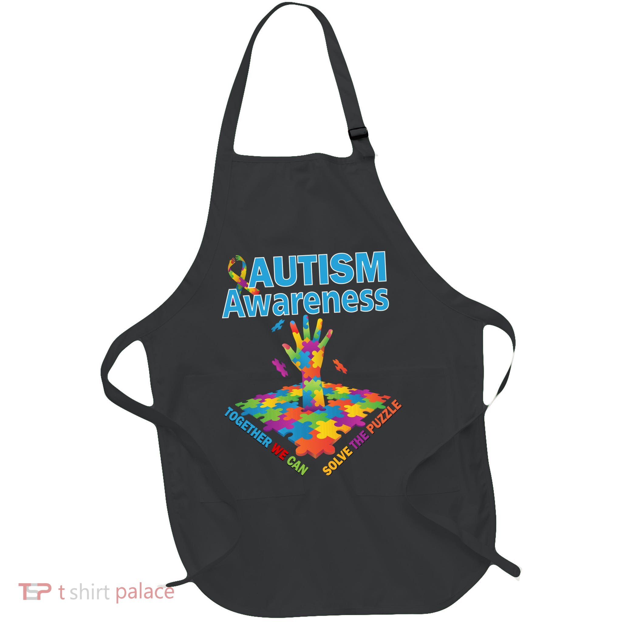  Autism Together We Can Solve The Puzzle Apron