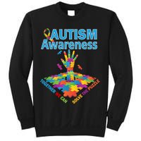  Autism Together We Can Solve The Puzzle Sweatshirt