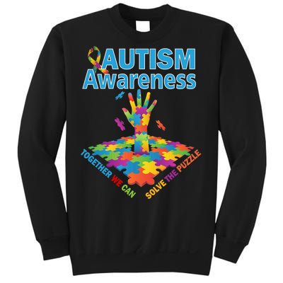  Autism Together We Can Solve The Puzzle Sweatshirt