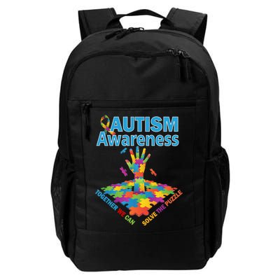  Autism Together We Can Solve The Puzzle Daily Commute Backpack