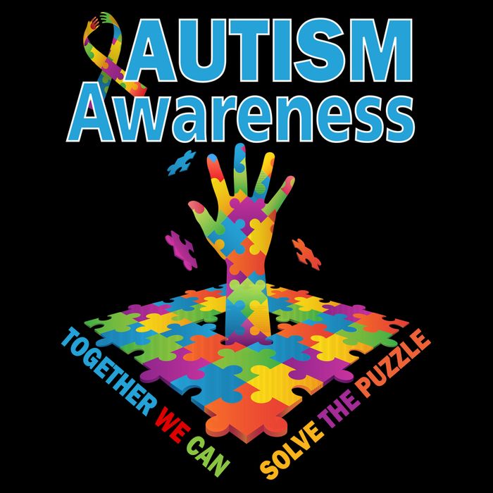  Autism Together We Can Solve The Puzzle Drawstring Bag