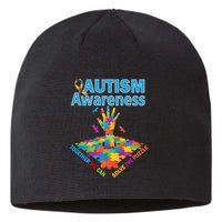  Autism Together We Can Solve The Puzzle Sustainable Beanie