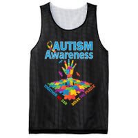  Autism Together We Can Solve The Puzzle Mesh Reversible Basketball Jersey Tank
