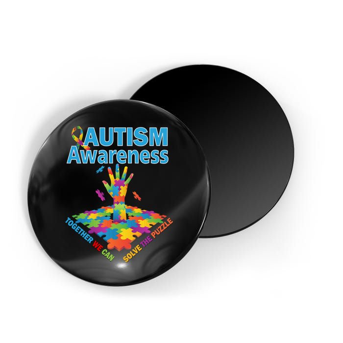  Autism Together We Can Solve The Puzzle Magnet