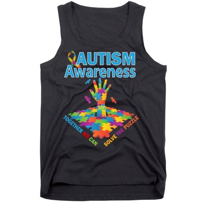  Autism Together We Can Solve The Puzzle Tank Top