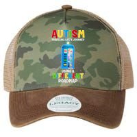 Autism Using a Different Road Map Legacy Tie Dye Trucker Hat