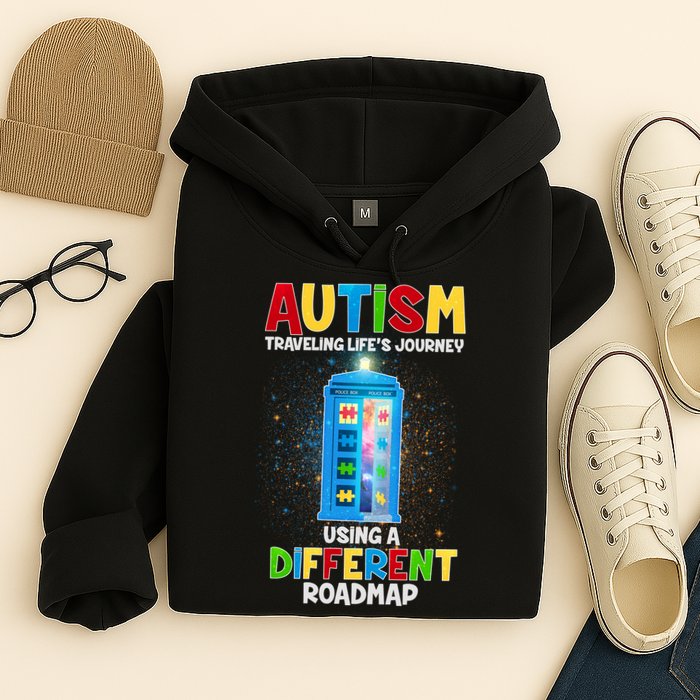 Autism Using a Different Road Map Hoodie