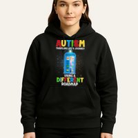 Autism Using a Different Road Map Hoodie