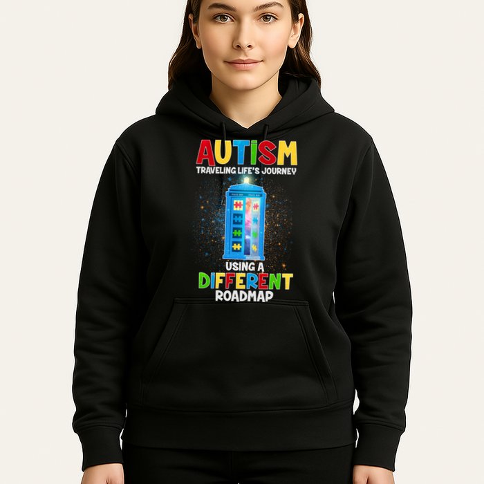 Autism Using a Different Road Map Hoodie