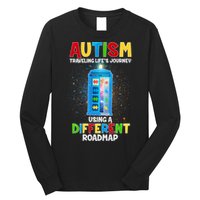 Autism Using a Different Road Map Long Sleeve Shirt