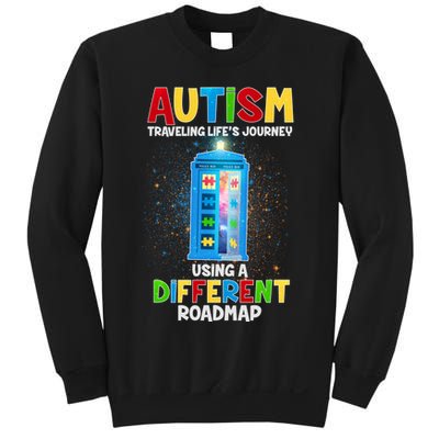 Autism Using a Different Road Map Sweatshirt