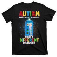 Autism Using a Different Road Map T-Shirt