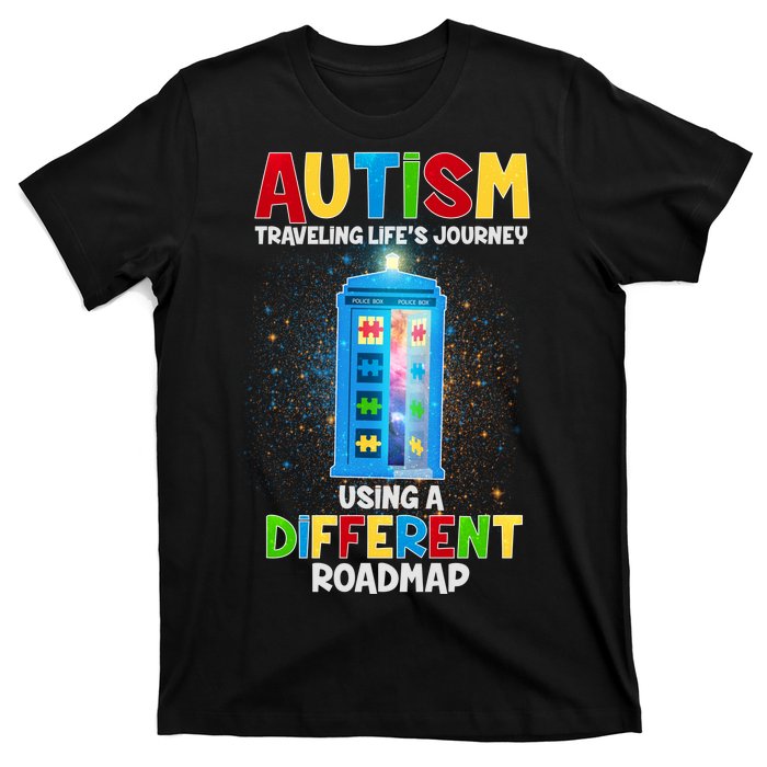 Autism Using a Different Road Map T-Shirt