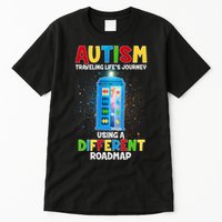 Autism Using a Different Road Map Tall T-Shirt