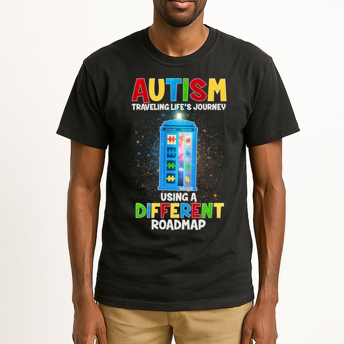 Autism Using a Different Road Map Tall T-Shirt