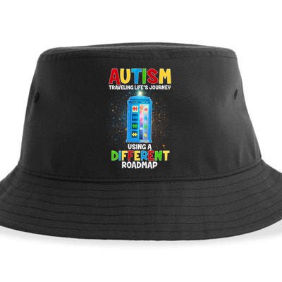 Autism Using a Different Road Map Sustainable Bucket Hat