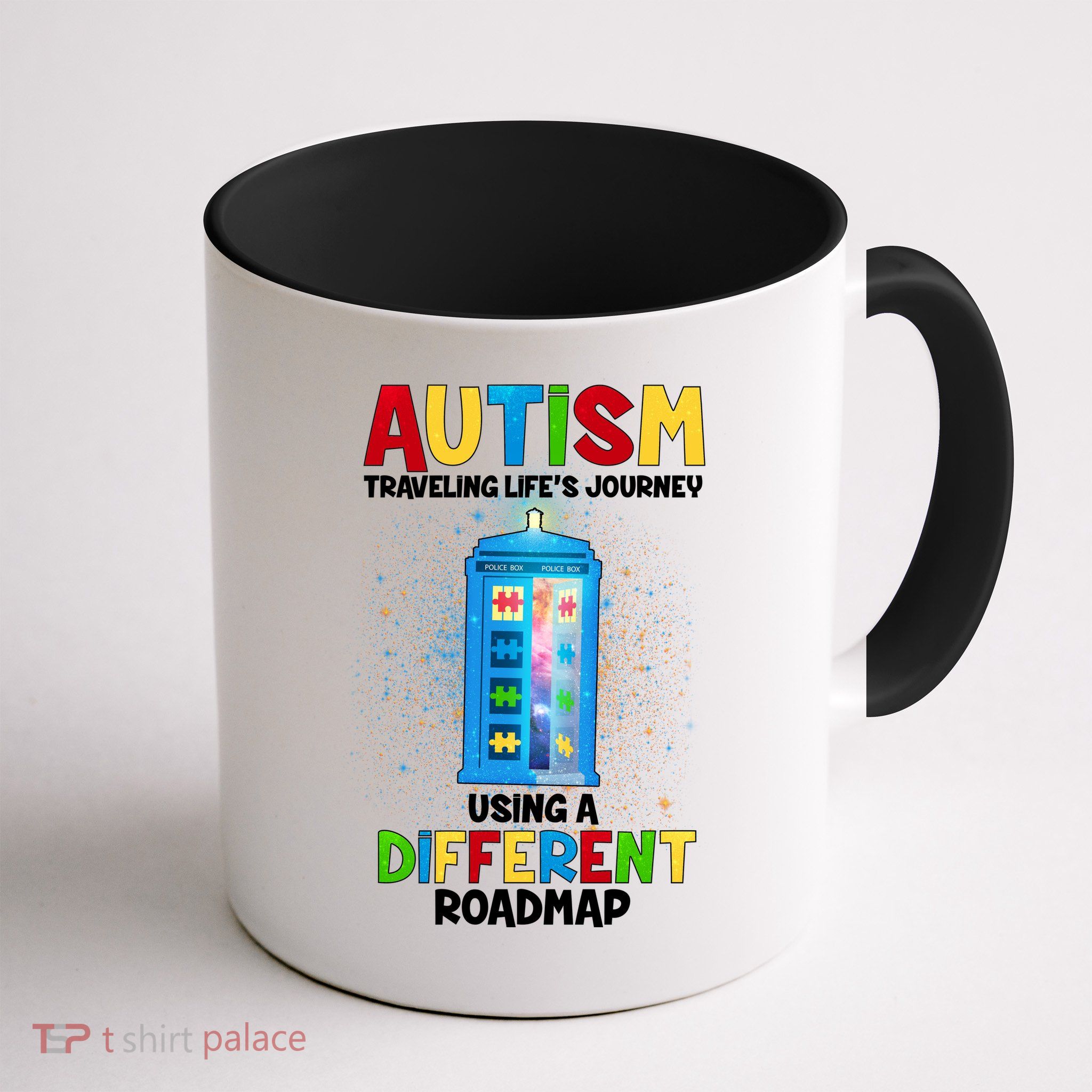 Autism Using a Different Road Map Coffee Mug