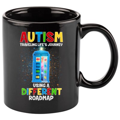 Autism Using a Different Road Map 11oz C Handle Ceramic Mug