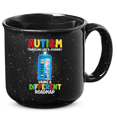 Autism Using a Different Road Map 15oz Campfire Ceramic Mug