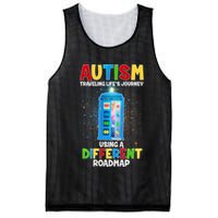 Autism Using a Different Road Map Mesh Reversible Basketball Jersey Tank